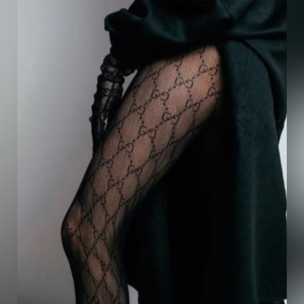 Authentic Gucci Knitted interlocking GG tights